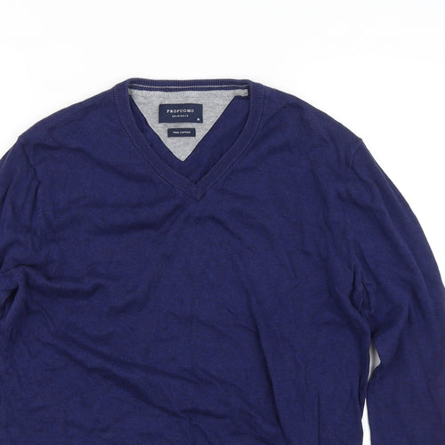 Profumo Mens Black   Pullover Jumper Size M