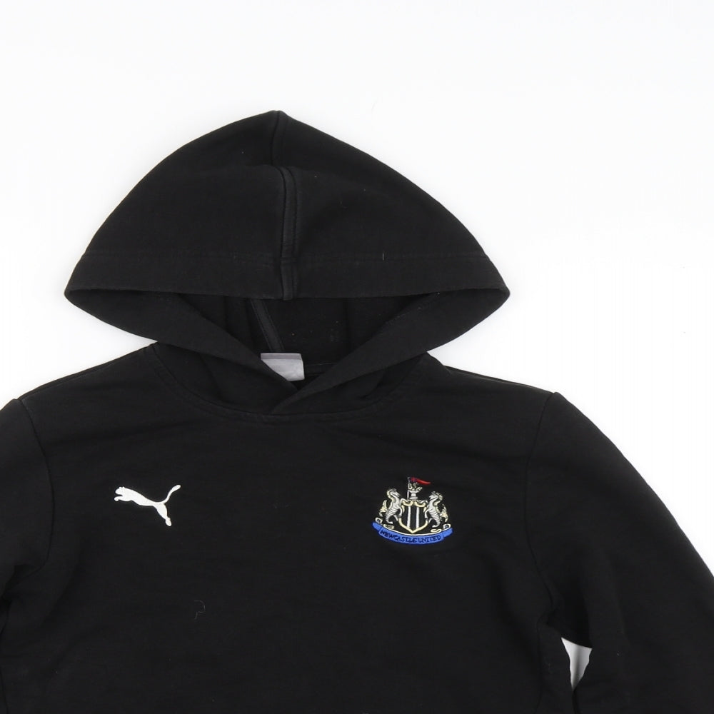 PUMA Boys Black   Pullover Hoodie Size 11-12 Years  - Newcastle football