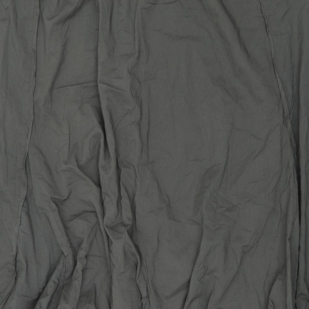 M&S Womens Green   Pleated Skirt Size 28