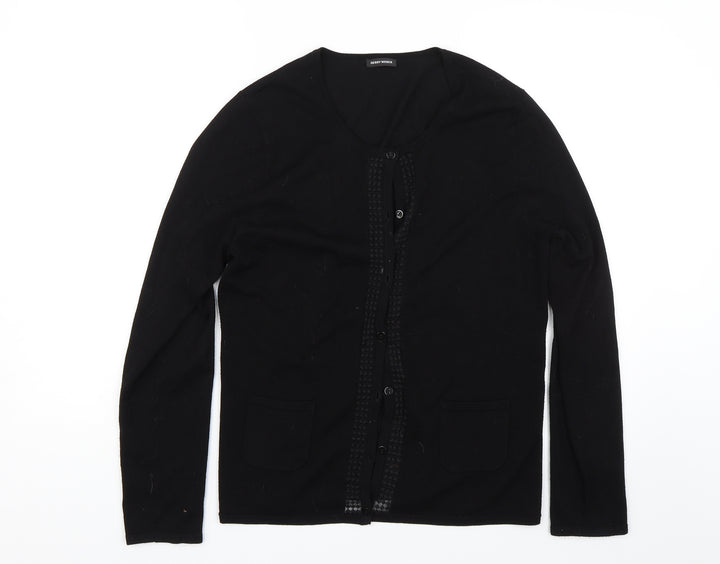 Gerry Weber Womens Black Cardigan Jumper Size 10