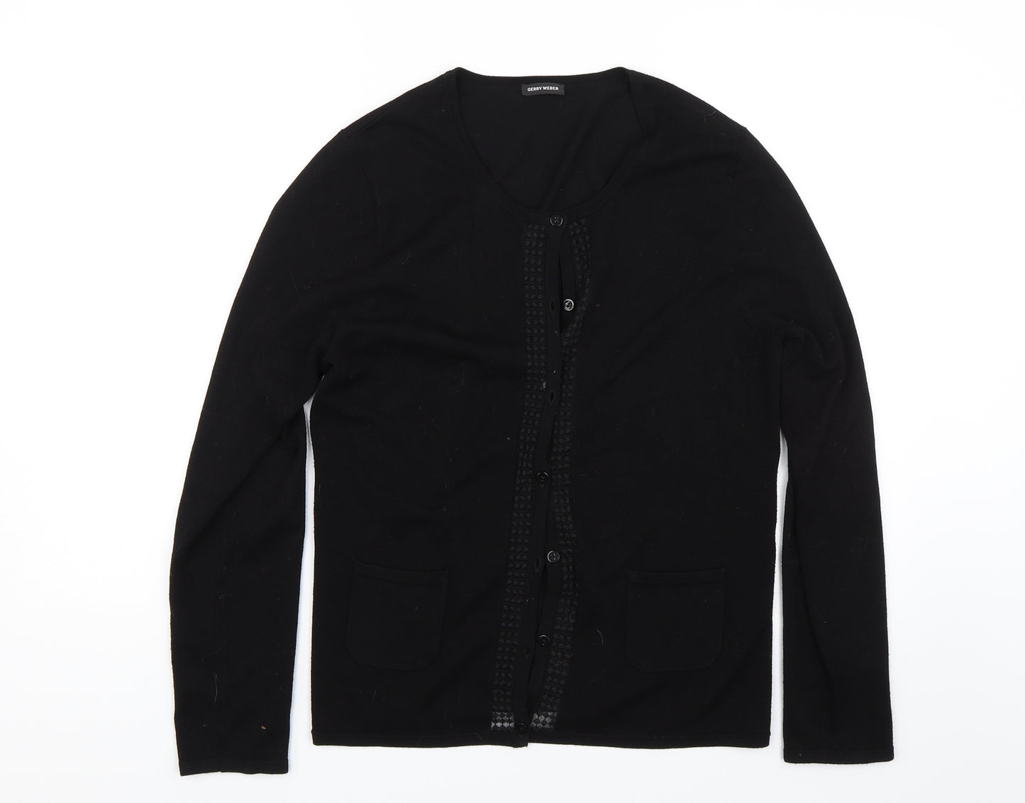 Gerry Weber Womens Black   Cardigan Jumper Size 10