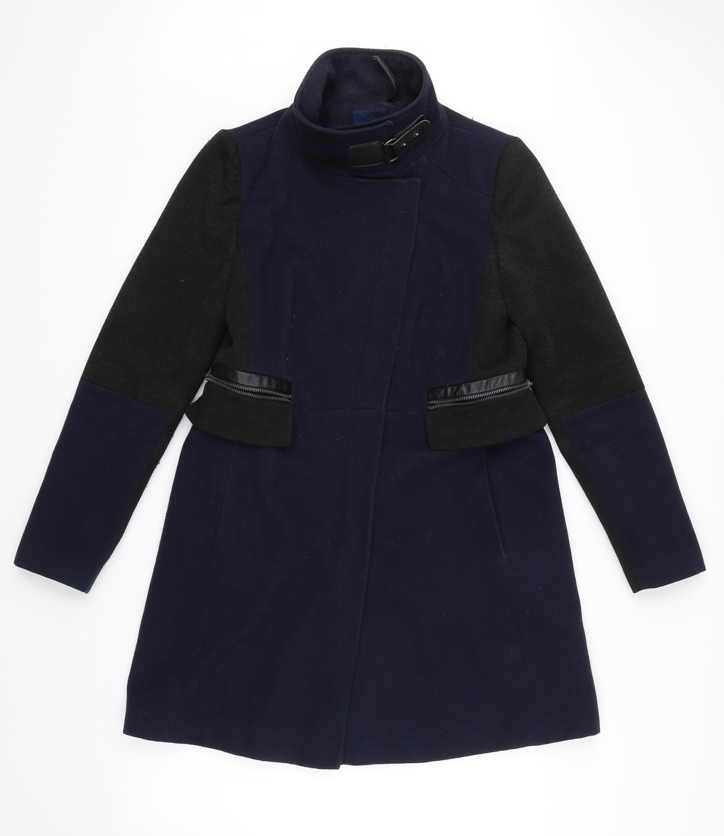 NEXT Womens Blue   Trench Coat Coat Size 4