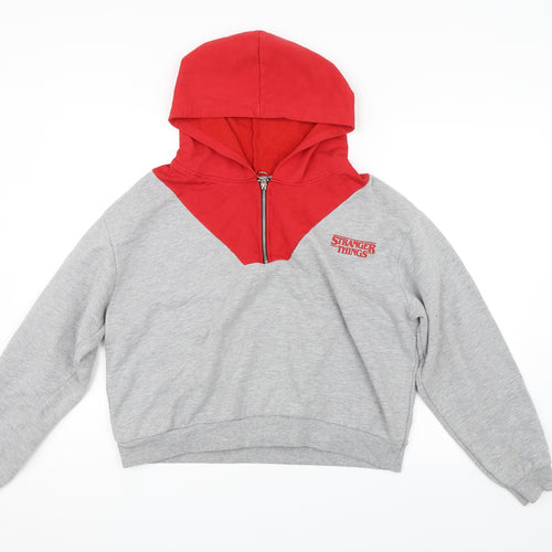Primark Girls Red   Pullover Hoodie Size M