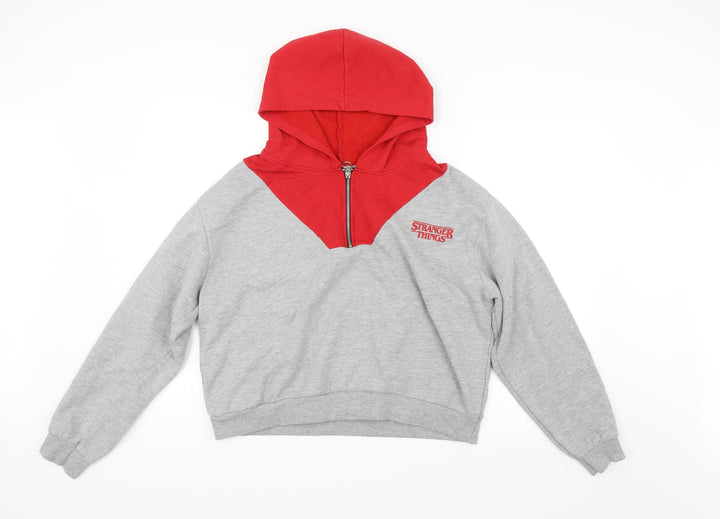 Primark Girls Red   Pullover Hoodie Size M
