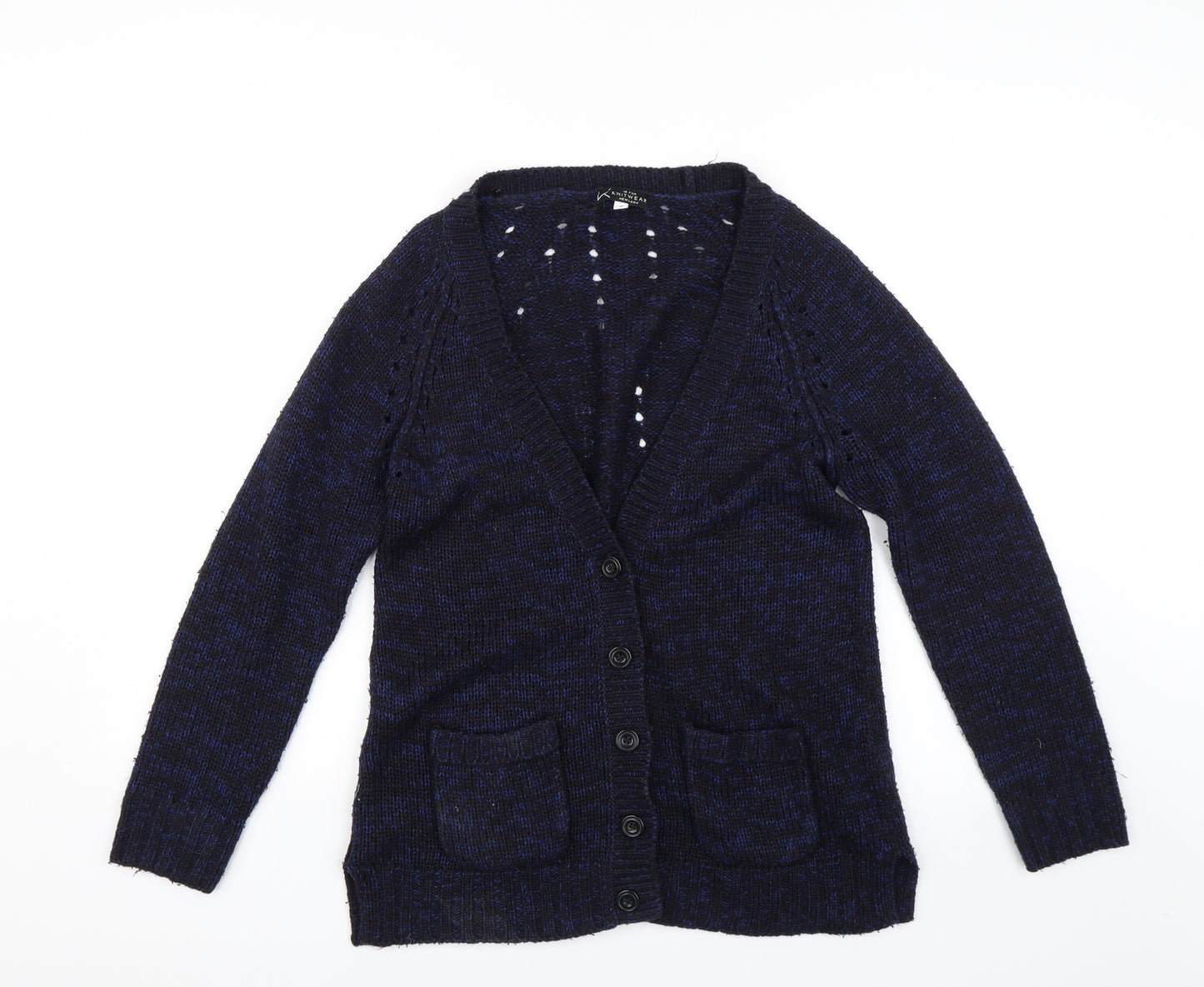 New Look Womens Blue   Cardigan Jumper Size 10