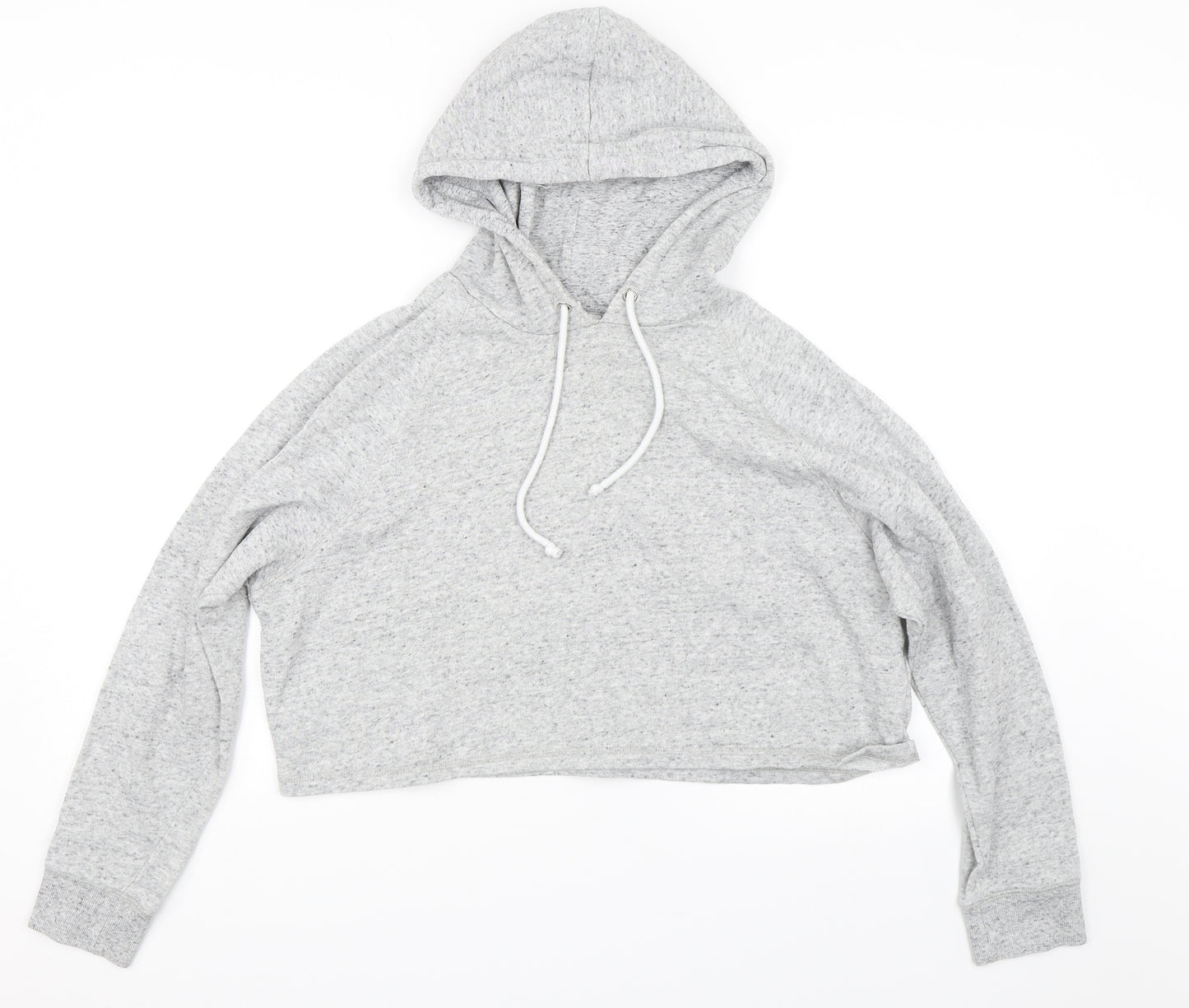 Preworn Womens Grey   Pullover Hoodie Size L