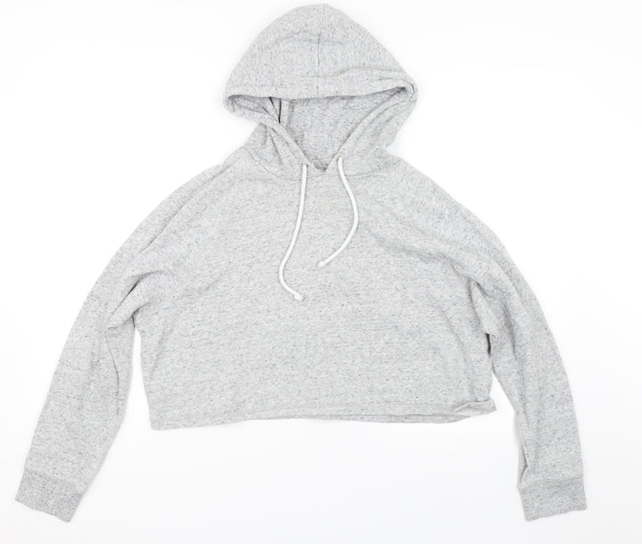 Preworn Womens Grey   Pullover Hoodie Size L