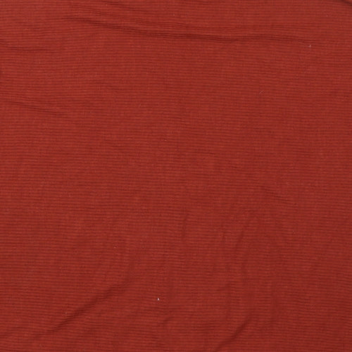 Primark Womens Orange Striped  Basic T-Shirt Size S