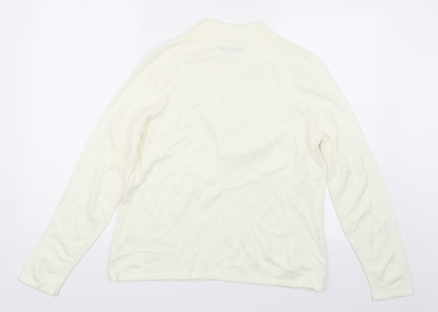BM Womens Beige   Pullover Jumper Size M