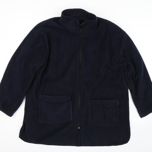 Preworn Mens Blue   Full Zip Sweatshirt Size XL