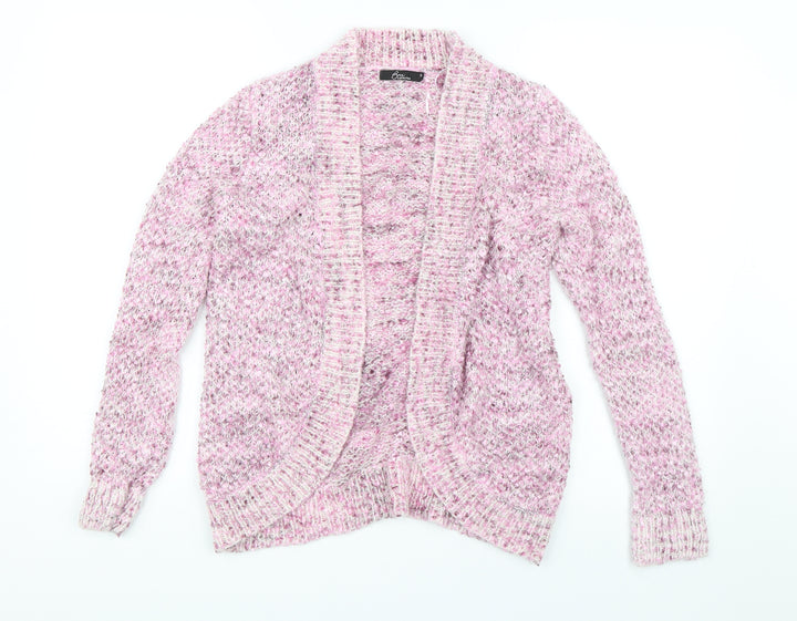 BM Womens Purple Cardigan Jumper Size S