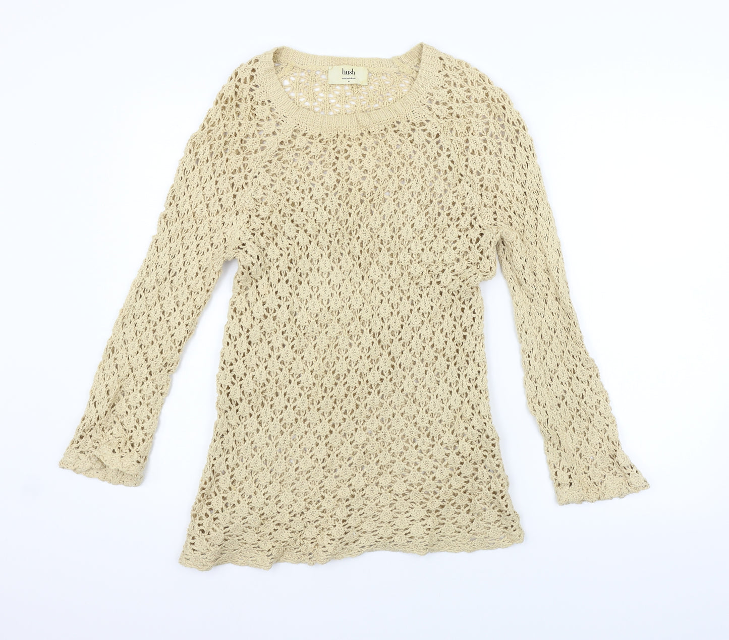 Hush Womens Beige   Jumper Dress  Size 10