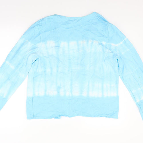 Rosie's R L.F.Coll Womens Blue Striped  Cardigan Jumper Size L