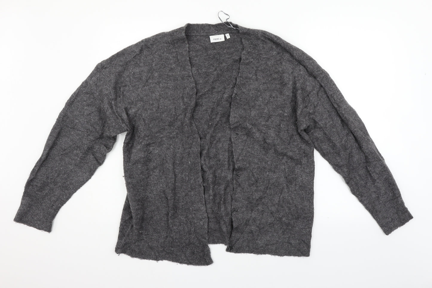 NEXT Womens Grey   Cardigan Jumper Size 16