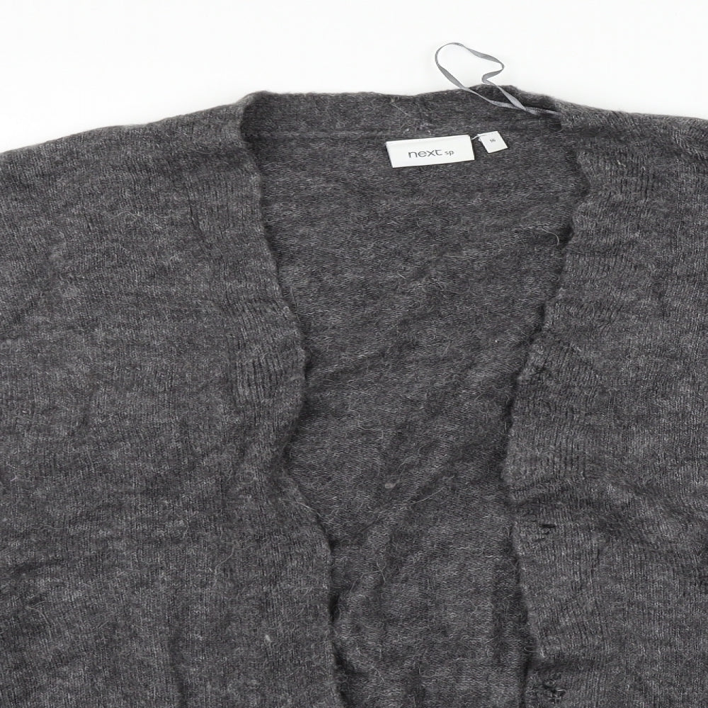 NEXT Womens Grey   Cardigan Jumper Size 16