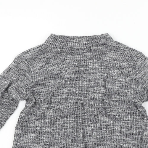 MISS EVIE Girls Grey   Basic T-Shirt Size 9-10 Years