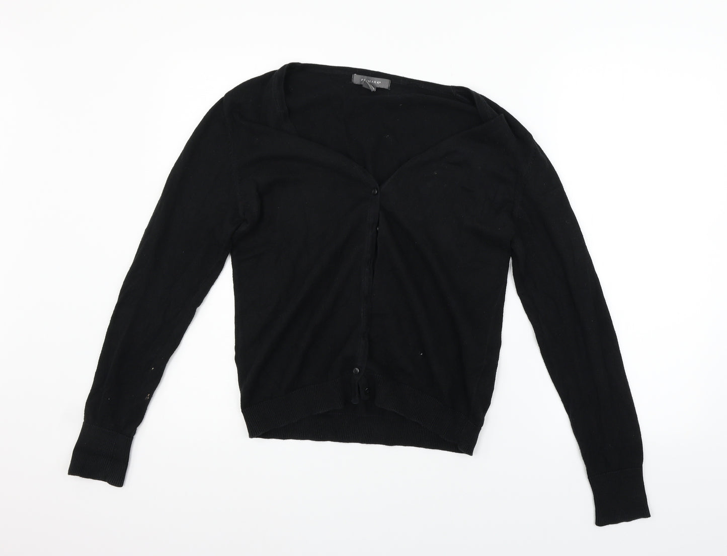 Primark Womens Black   Cardigan Jumper Size M