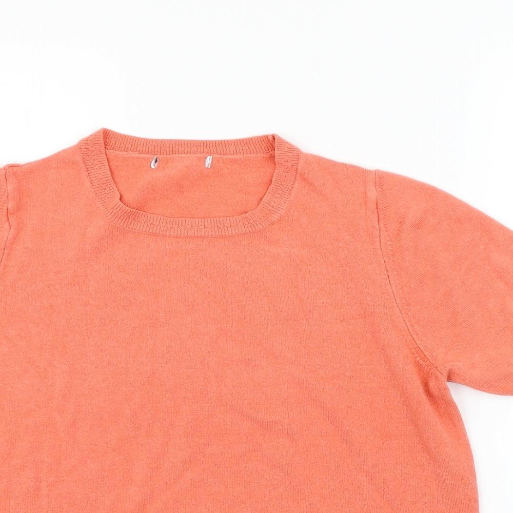 Marks and Spencer Womens Orange   Basic T-Shirt Size 16