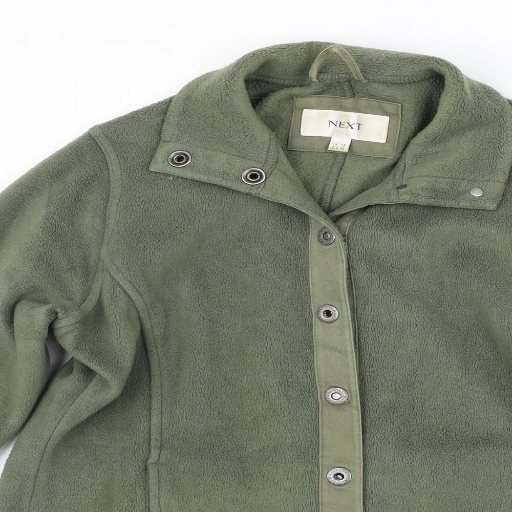 NEXT Womens Green   Jacket Coat Size 12  - washable marks
