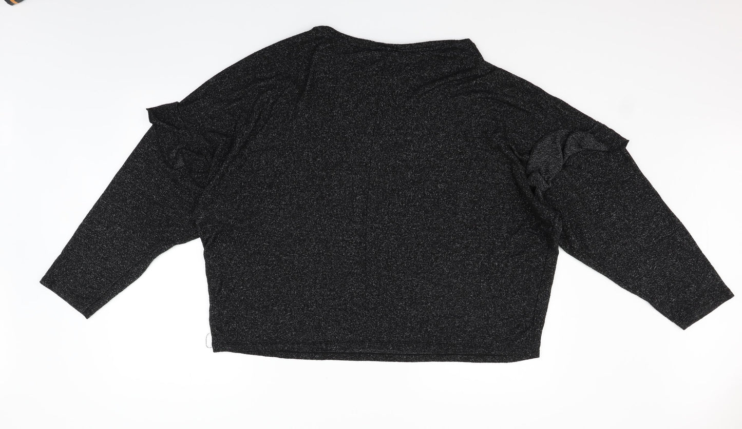 F&F Womens Black   Pullover Jumper Size 22