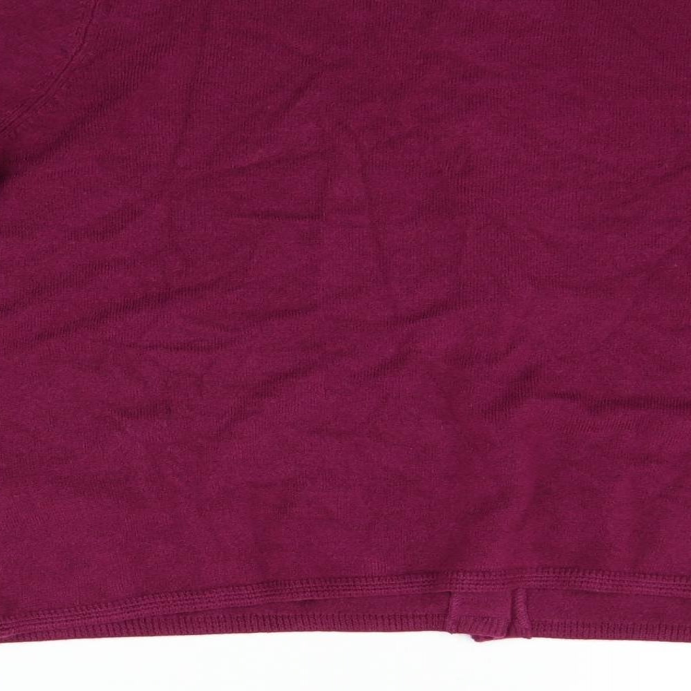 Marks and Spencer Womens Purple   Cardigan Jumper Size 14