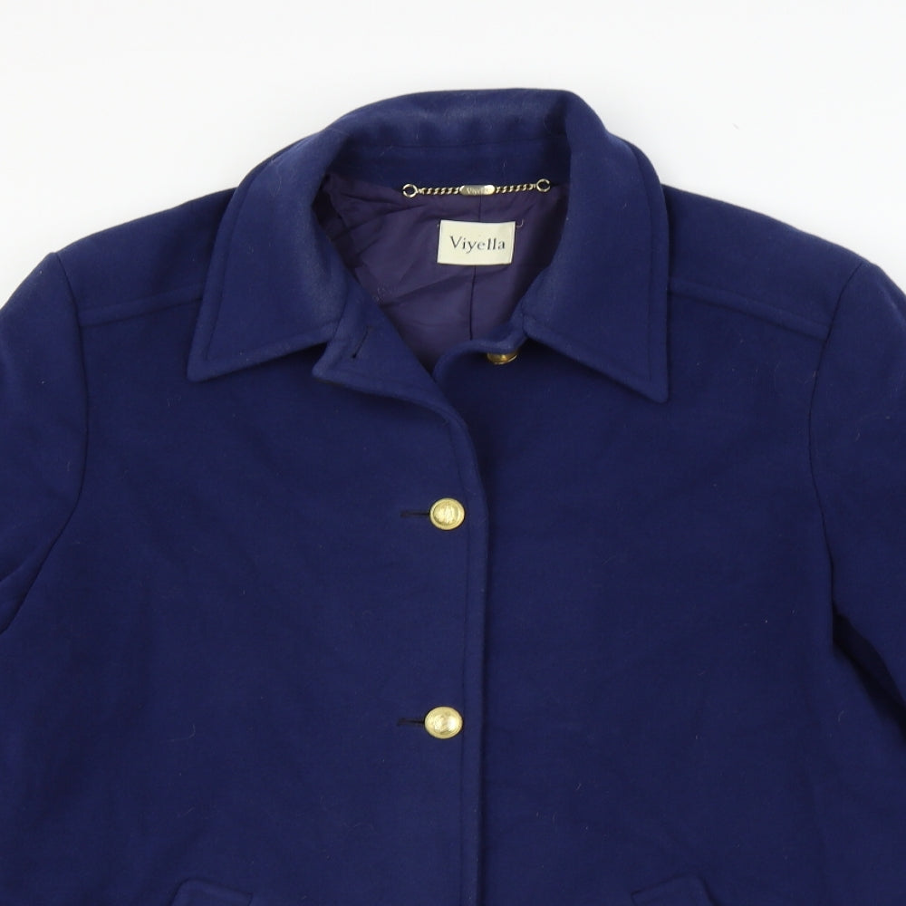 Viyella Womens Blue   Jacket Coat Size 12
