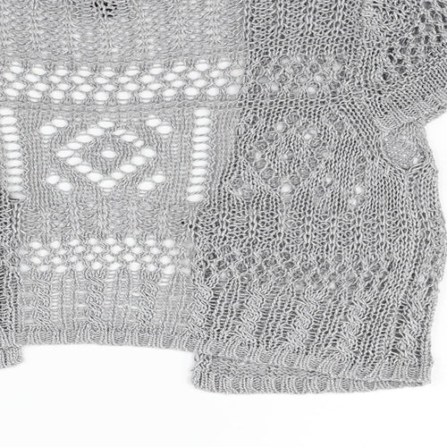 Per Una Womens Grey   Cardigan Jumper Size 12