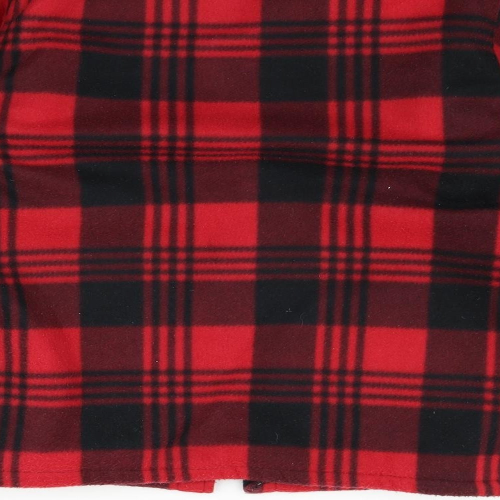 Workwear Mens Red Check  Jacket Coat Size S