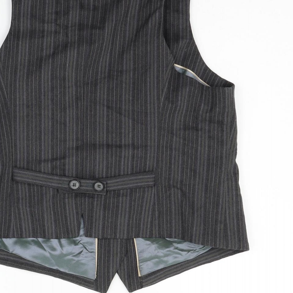 NEXT Mens Grey   Jacket Suit Waistcoat Size S
