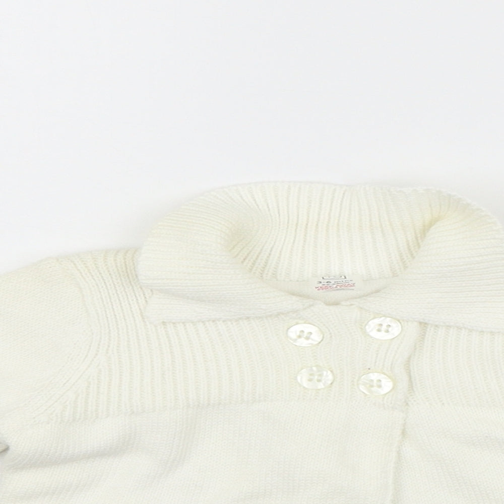 TU Girls Beige   Cardigan Jumper Size 3-6 Months