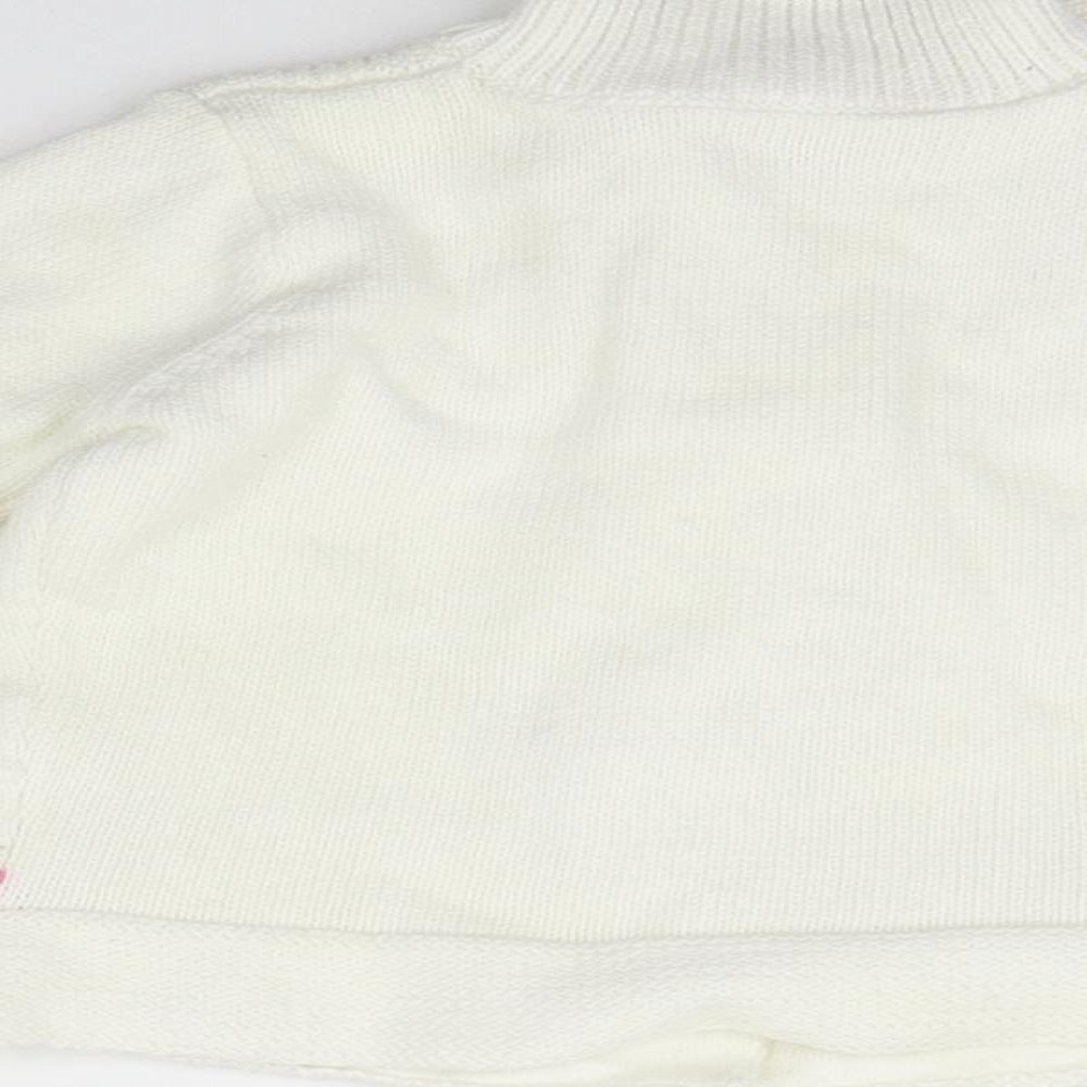 TU Girls Beige   Cardigan Jumper Size 3-6 Months