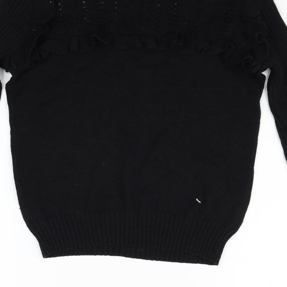 Vera Moda Womens Black   Pullover Jumper Size S