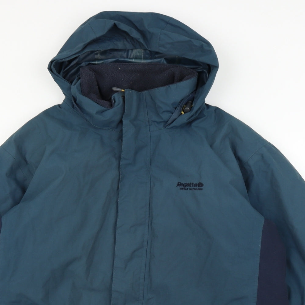 Regatta Mens Blue   Jacket Coat Size L  - washable marks