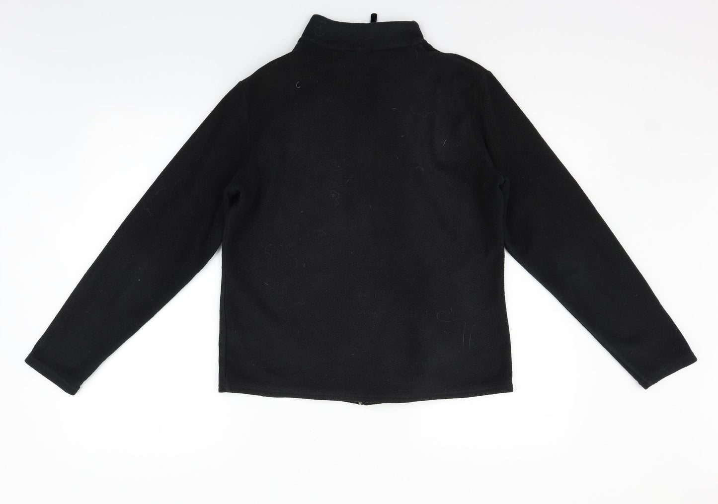 Marks and Spencer Womens Black   Full Zip Jumper Size 16