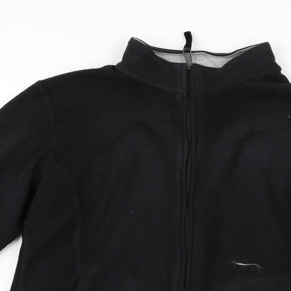 Marks and Spencer Womens Black   Full Zip Jumper Size 16