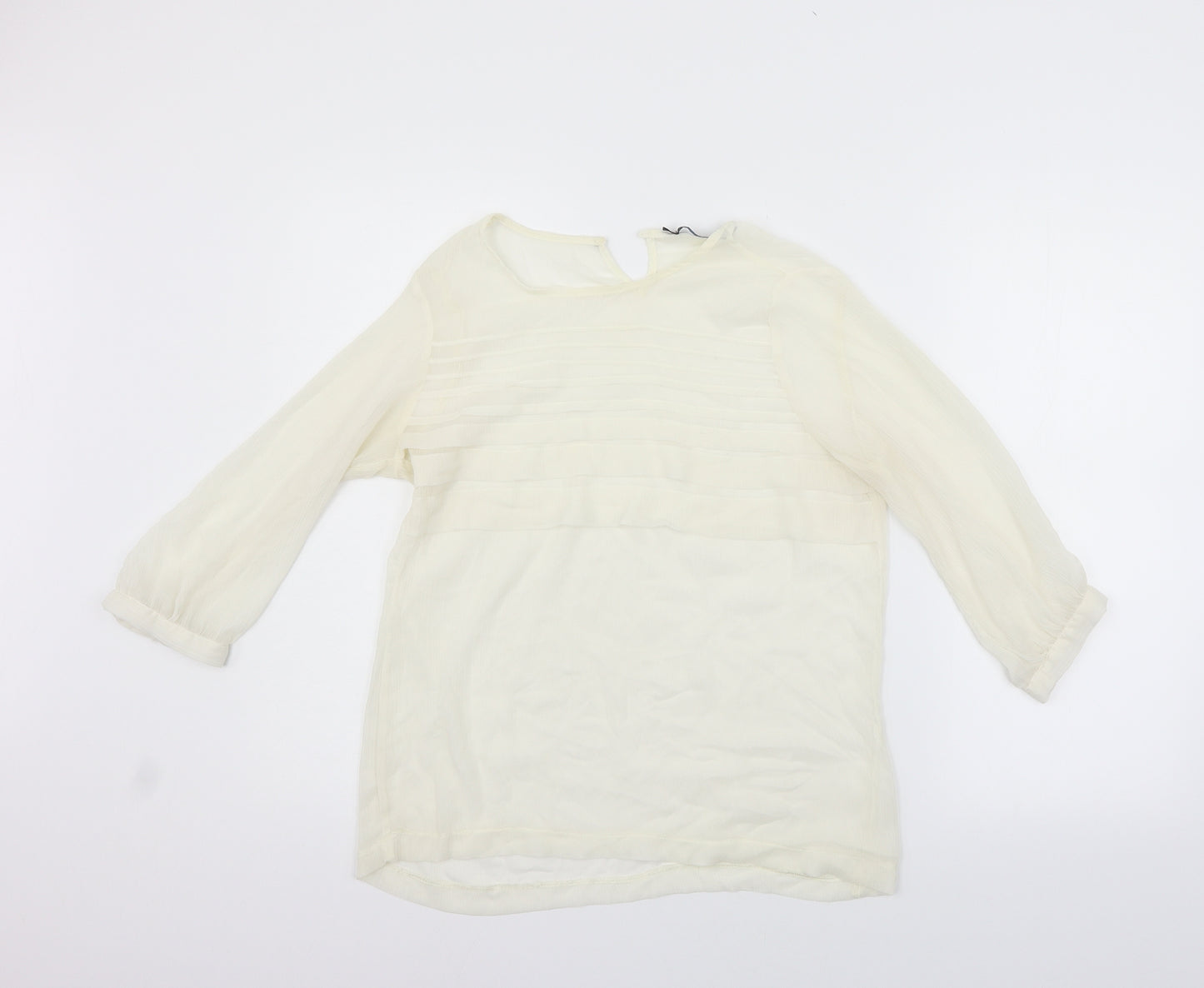 Zara Womens White   Basic T-Shirt Size S