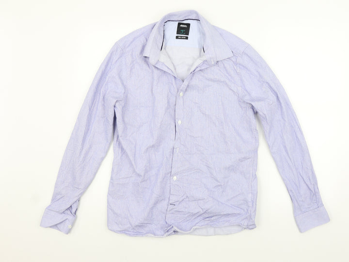 Burton Mens Blue Button-Up Size M