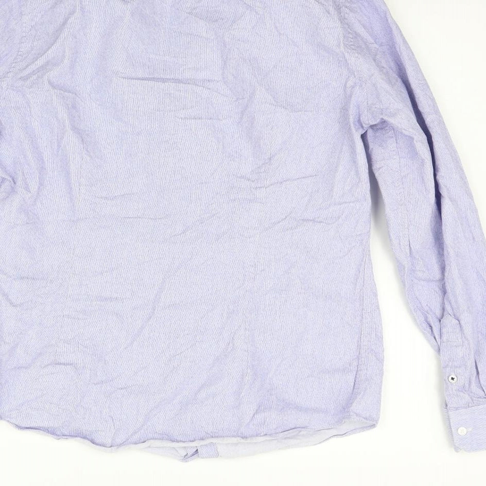 Burton Mens Blue    Button-Up Size M
