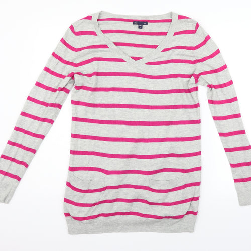 Gap Womens Pink Striped  Jumper Dress  Size M