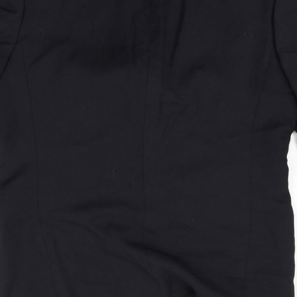 David Moss Mens Black   Jacket Coat Size L
