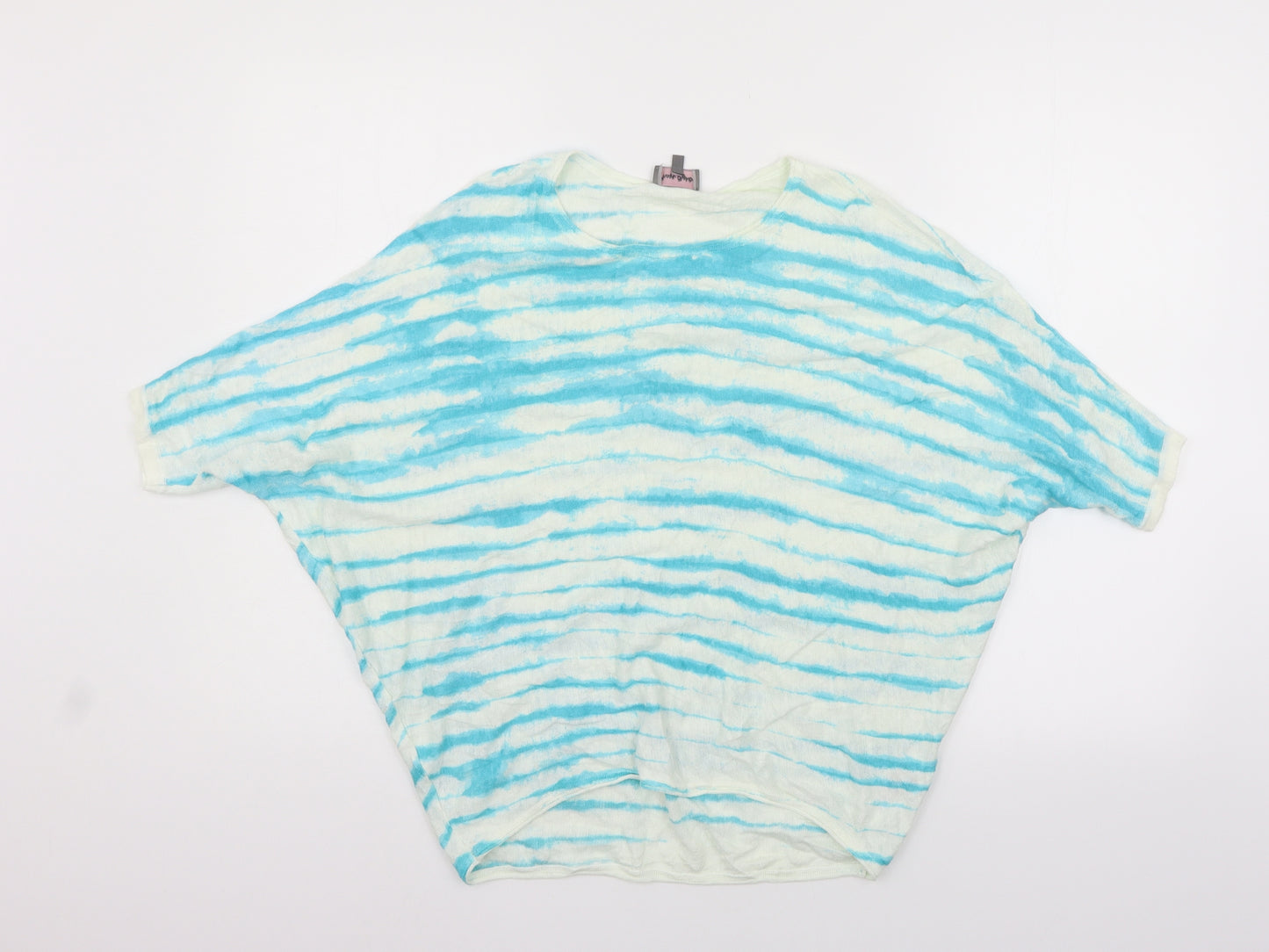 Phase Eight Womens Blue Striped  Pullover Jumper Size XS