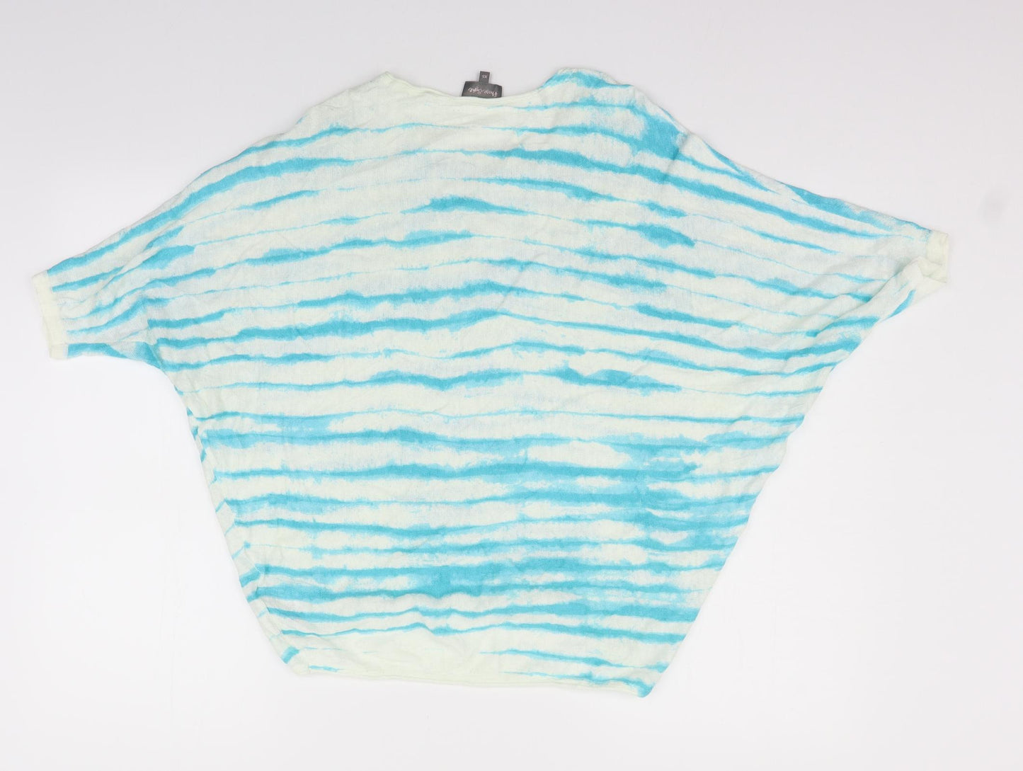 Phase Eight Womens Blue Striped  Pullover Jumper Size XS