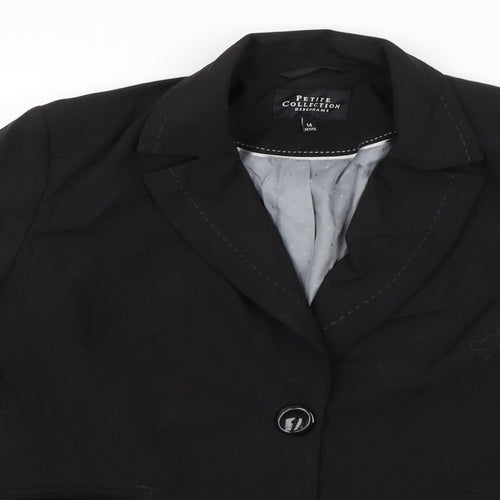 Debenhams Womens Black   Jacket Blazer Size 14