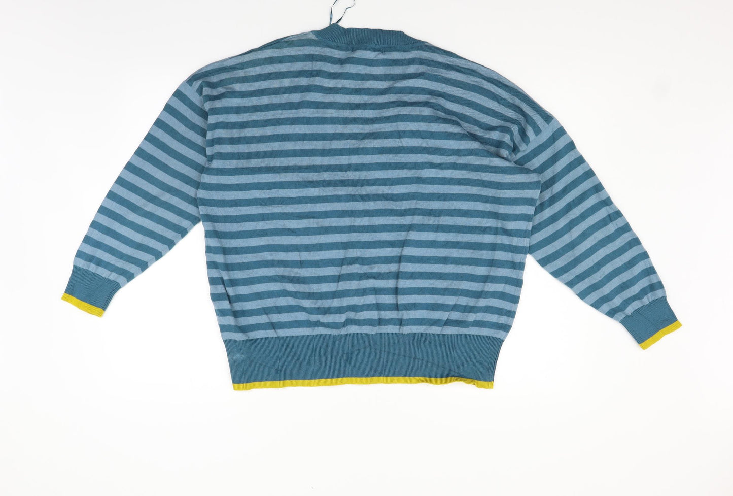 Primark Womens Blue Striped  Pullover Jumper Size L