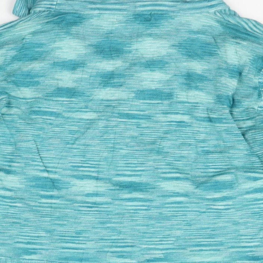 Klass Womens Blue Striped  Pullover Jumper Size S