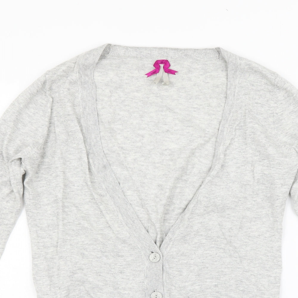 NEXT Womens Grey   Cardigan Jumper Size 12