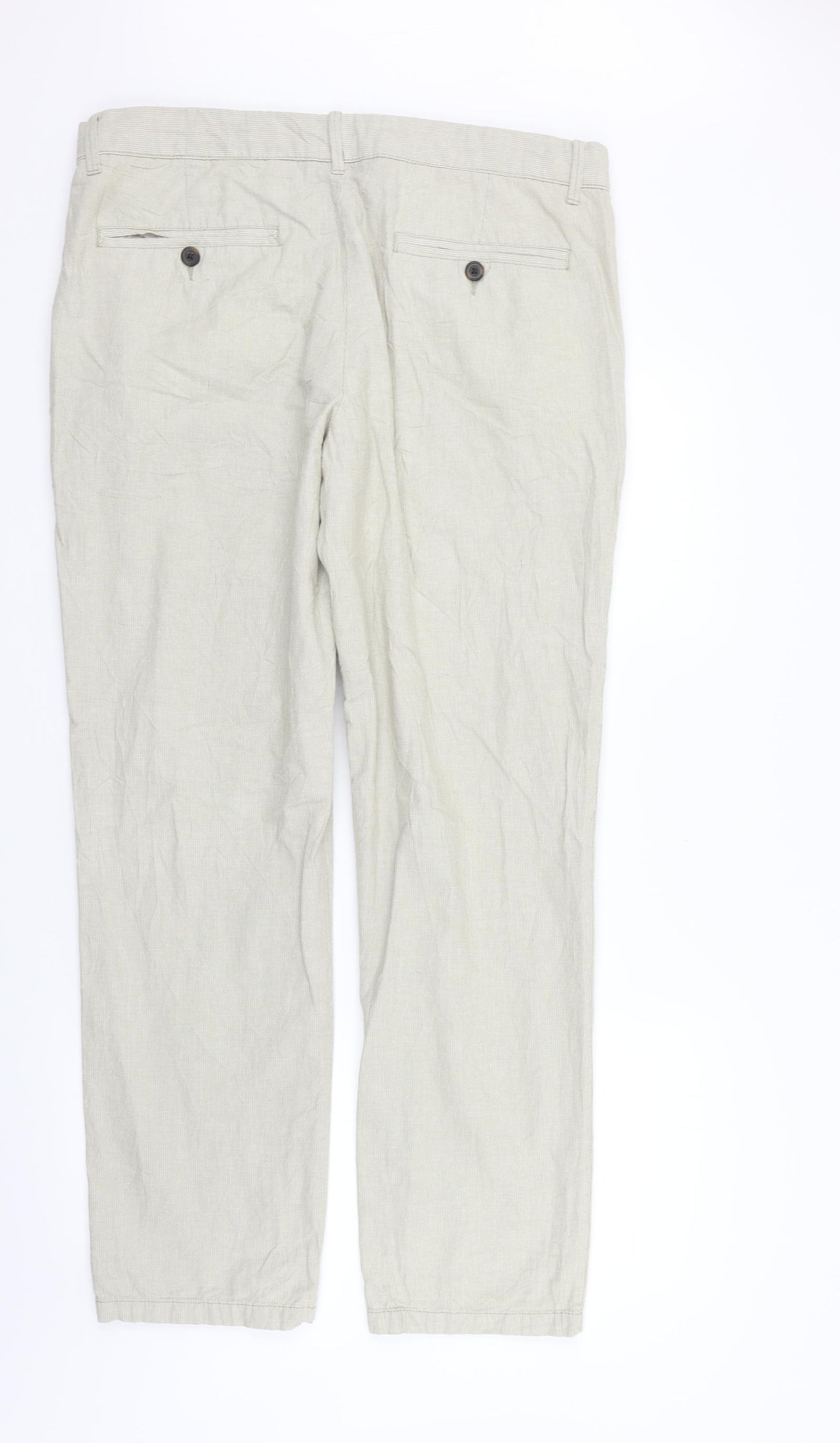 TU Mens Beige   Trousers  Size 38 in L28 in