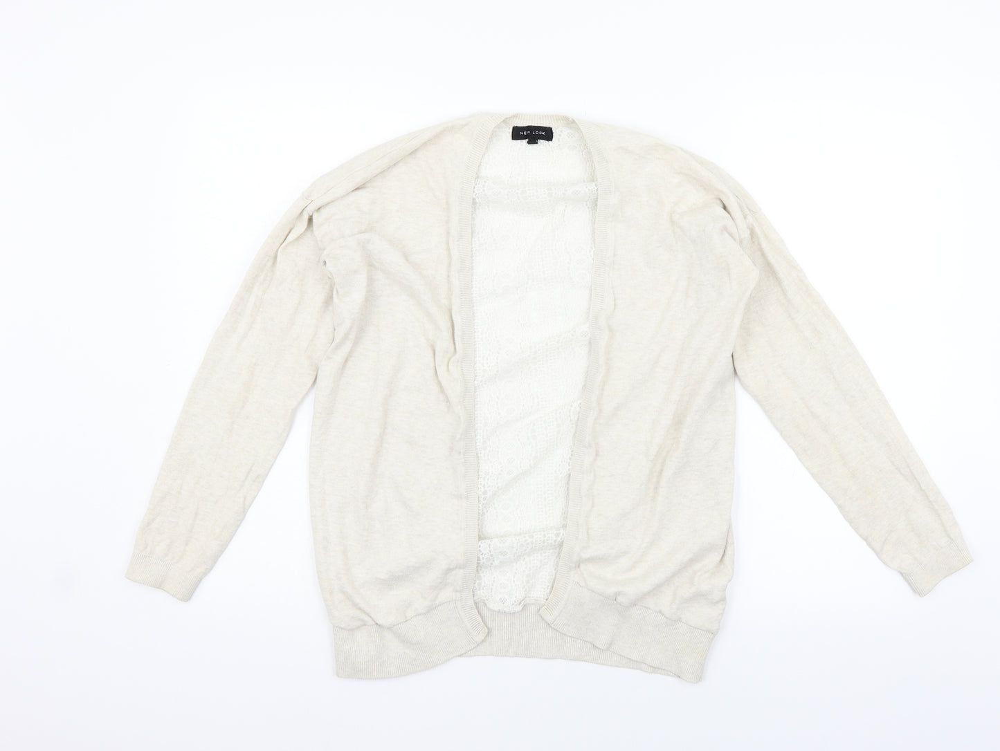 New Look Womens Beige   Cardigan Jumper Size 12