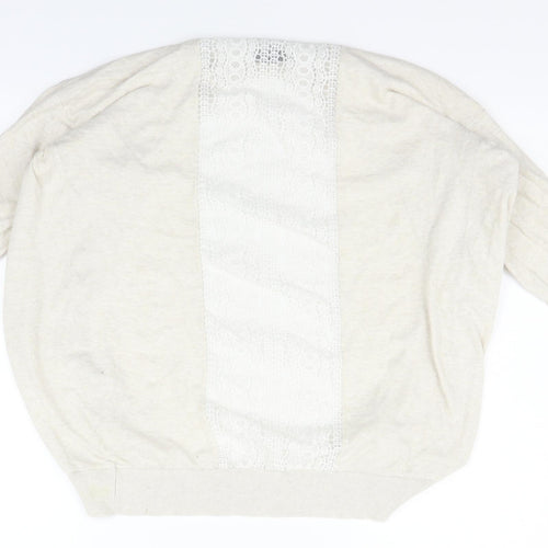 New Look Womens Beige   Cardigan Jumper Size 12