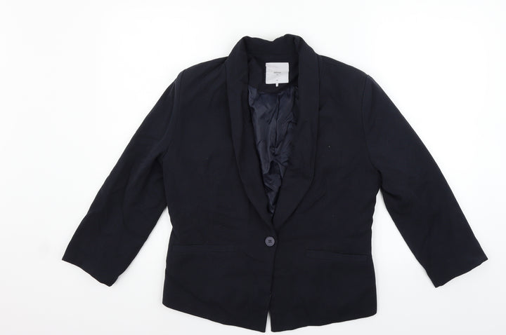 Minimum Womens Blue   Jacket Blazer Size 12